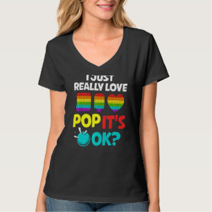 Camiseta Pop It Fidget Toy Game Funny Stress Bubble