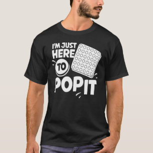 Camiseta Pop It Fidget Toy Game Funny Stress Bubble 1