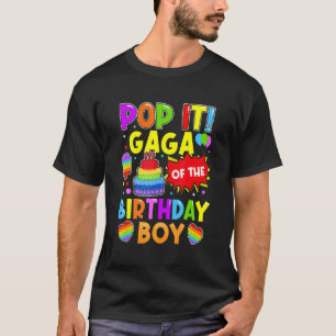 Camiseta Pop It Gaga De La Familia De Niños De Cumpleaños F