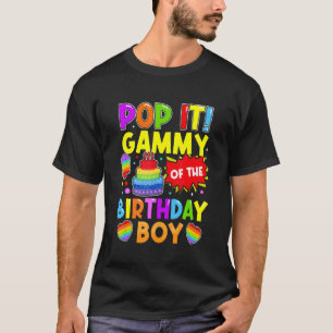 Camiseta Pop It Gammy De La Familia De Niños Fidget