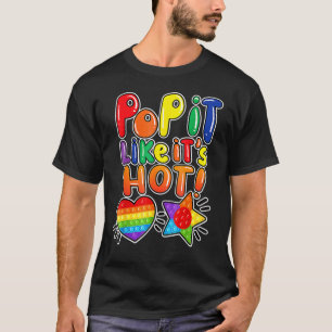 Camiseta Pop It Like It's Hot Birthday Girl Boy Fidget
