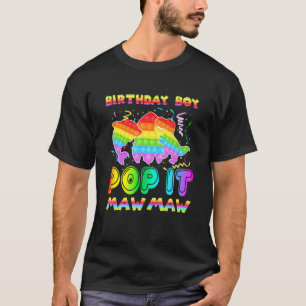 Camiseta Pop It Mawmaw Del Niño De Cumpleaños Pop It Shark 