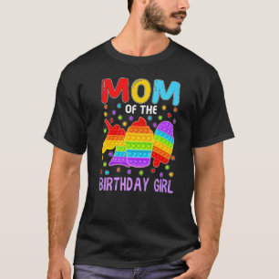 Camiseta Pop It Mom De La Familia Fidget Chica