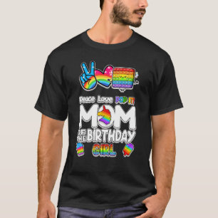 Camiseta Pop It Mom of the Birthday kid Chica Fidget Family