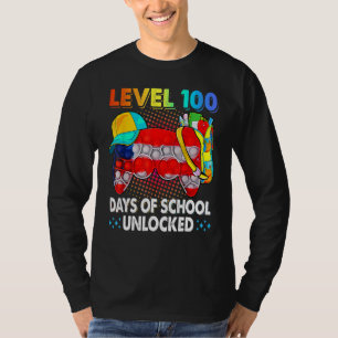 Camiseta Pop It Poppin Nivel 100 Días De Escuela Desbloquea