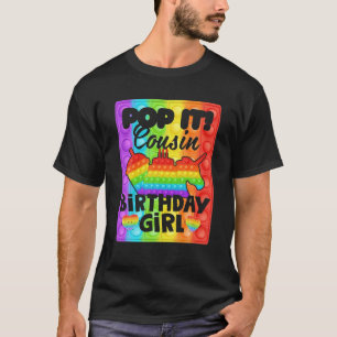 Camiseta Pop It Primo Chica de cumpleaños Fidget Kid Mateo 
