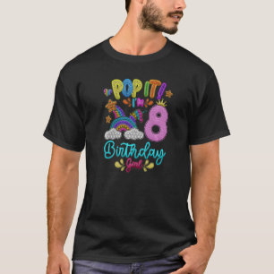 Camiseta Pop it Tengo 8 años Chica Fiesta Tema