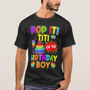Camiseta Pop It Titi De La Familia De Niños Fidget