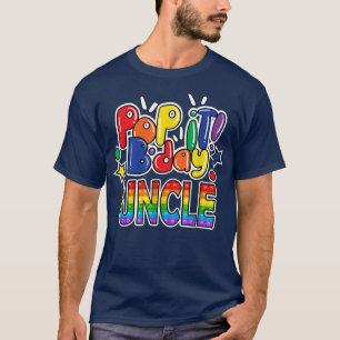 Camiseta Pop it Uncle de un Chica de cumpleaños o un Fidget