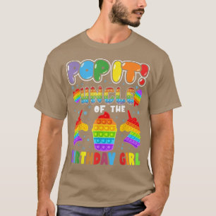 Camiseta Pop It Uncle of the Birthday Chica