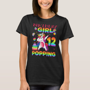 Camiseta Pop it Unicorn Rainbow Chica de 12 años