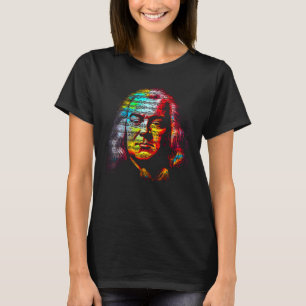 Camiseta Pop Johann Sebastian Bach Músico Compositor Pianis