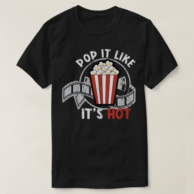 Camiseta Pop le gusta la noche de películas familiares cali (Diseño del anverso)