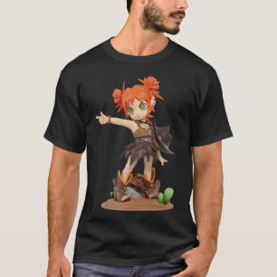 Camiseta Pop Mart Peach Riot Gigi Libby Brown Cowgirl Stick