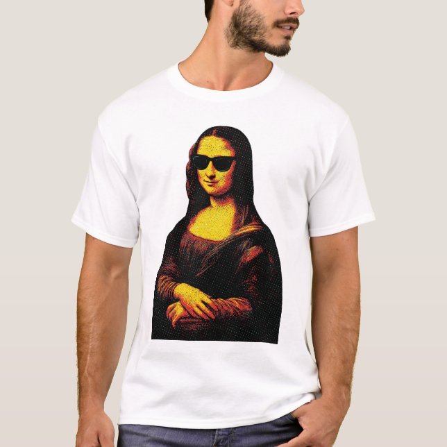 Camiseta Pop Monna Lisa (Anverso)