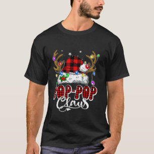 Camiseta Pop Papá Noel Navidades de Navidad iluminan famili