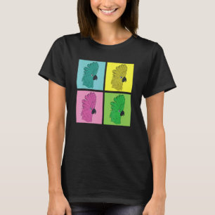 Camiseta Pop Parrot Bird Tropical Animal Cockatoo