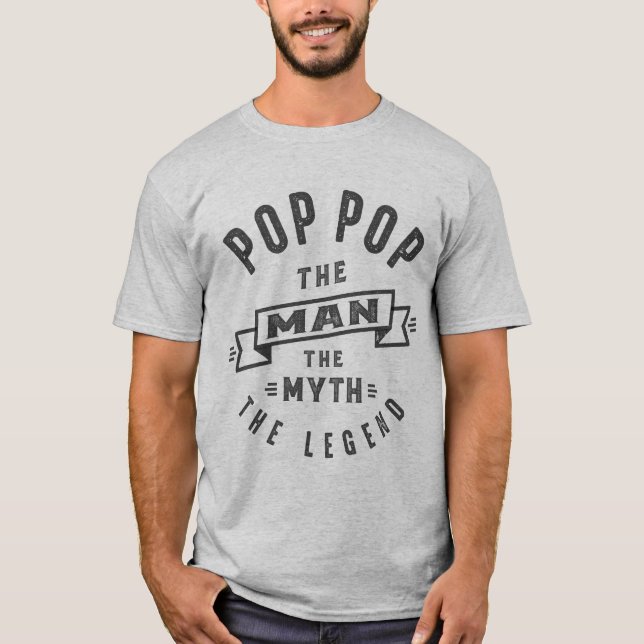 Camiseta Pop Pop El Mito (Anverso)