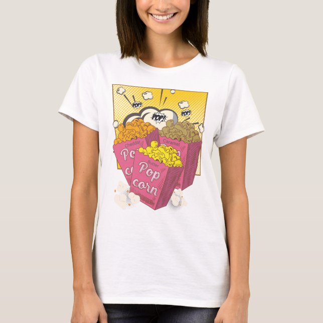 Camiseta Pop Pop Popcorn Tee (Anverso)