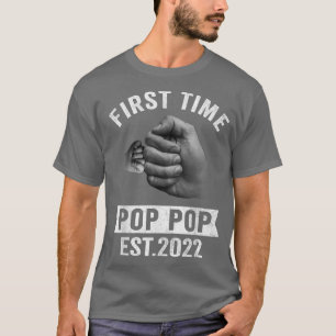 Camiseta Pop por primera vez para hombres Est 2022, Embaraz