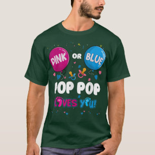 Camiseta Pop rosa o azul de globo azul ama a la reserva de 