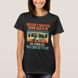 Camiseta Pop Up Camper Art Para Hombres Mujeres Pop Up Trai