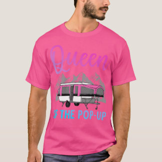Camiseta Pop Up Camper Art Para Mujeres Chicas Pop Up Trail