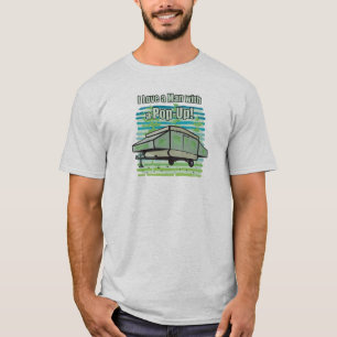 Camiseta Pop-Up de camping