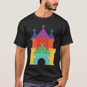 Camiseta Pop Up Fidget Game Colourful Castle for Girls