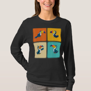 Camiseta Pop Wildlife Zoo Bird Animal Tropical