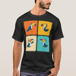 Camiseta Pop Wildlife Zoo Bird Animal Tropical