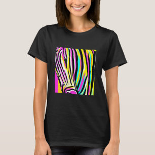 Camiseta Pop Zebra Fun Cute Trendy Para Hombres Mujeres Y N