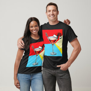 Camiseta PopArt Santa Martini