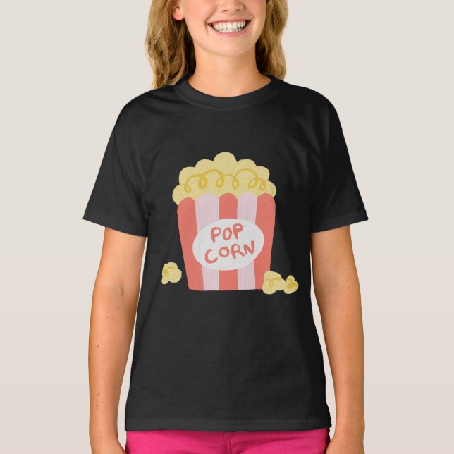 Camiseta Popcorn  (Anverso)