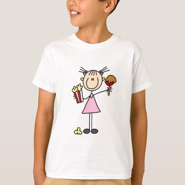 Camiseta Popcorn and Cotton Candy Tshirts and Gifts (Anverso)