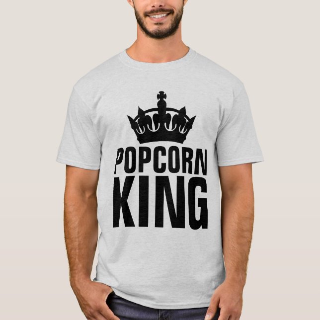 CAMISETA POPCORN KING T-SHIRTS (Anverso)