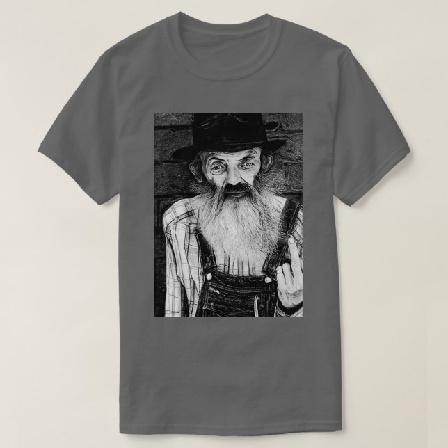 Camiseta Popcorn Sutton (Diseño del anverso)