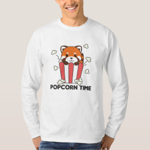 Camiseta Popcorn Time Funny Pun