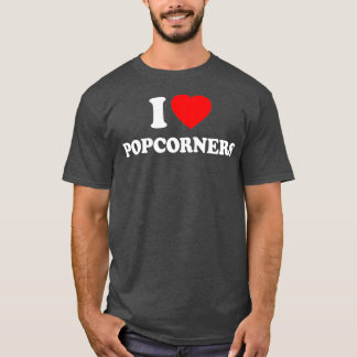 Camiseta Popcorners Love Heart Retro Funny Gift
