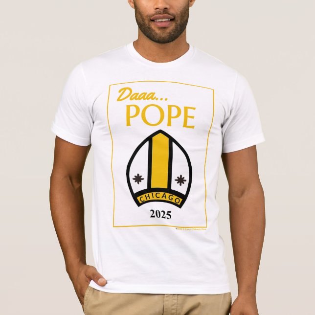 Camiseta POPE de nuestro Pontífice de Chicago (Anverso)