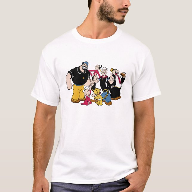 Camiseta Popeye the sailor man and family (Anverso)