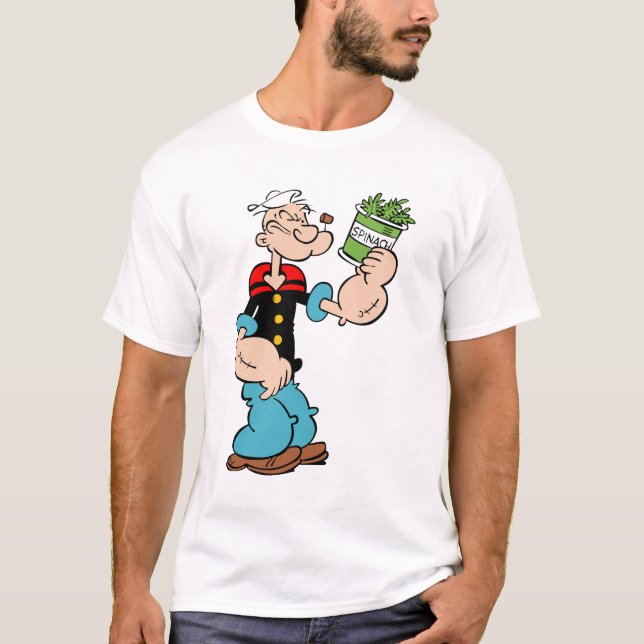 Camiseta Popeye the Sailor with Spinach (Anverso)