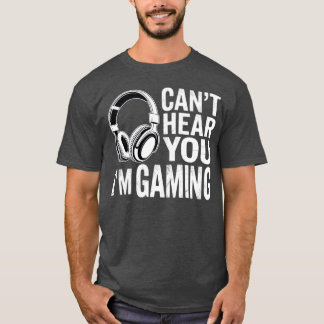 Camiseta Popfunk No Puede Escucharte Jugando – T Funny Game