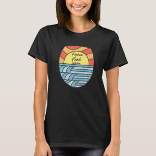Camiseta Popham Beach Maine Me Sunset Sunrise Souvenir