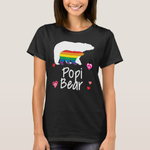Camiseta Popi Lgbt Oso Orgullo Gay Lesbiana Arcoiris Floral