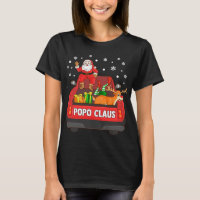 Popo Claus Red Truck Santa Reindeer Elf Navidades