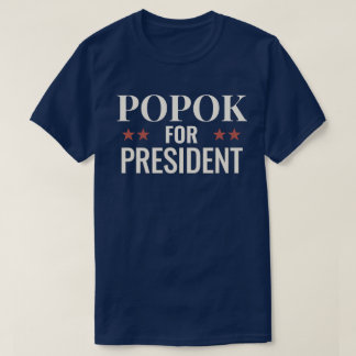 Camiseta Popok for President ★ Endorsed by Crispy Campaign