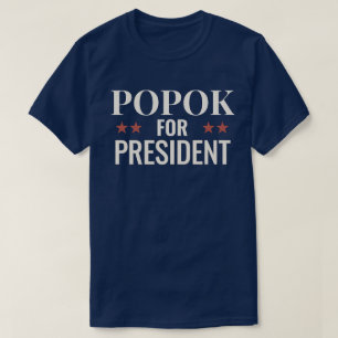 Camiseta Popok para Presidente ★ Recomendado por la Campaña