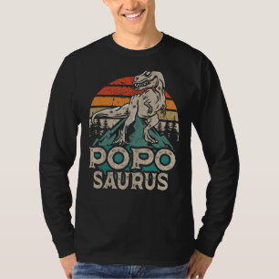 Camiseta Poposauro Diversión Dinosaurio Popo Saurus Familia