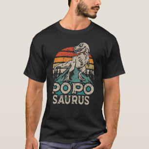 Camiseta Poposauro Diversión Dinosaurio Popo Saurus Familia